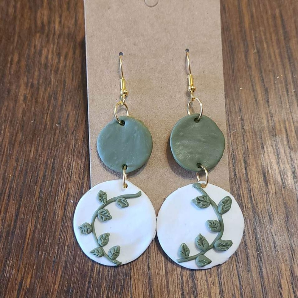 Polymer clay earrings